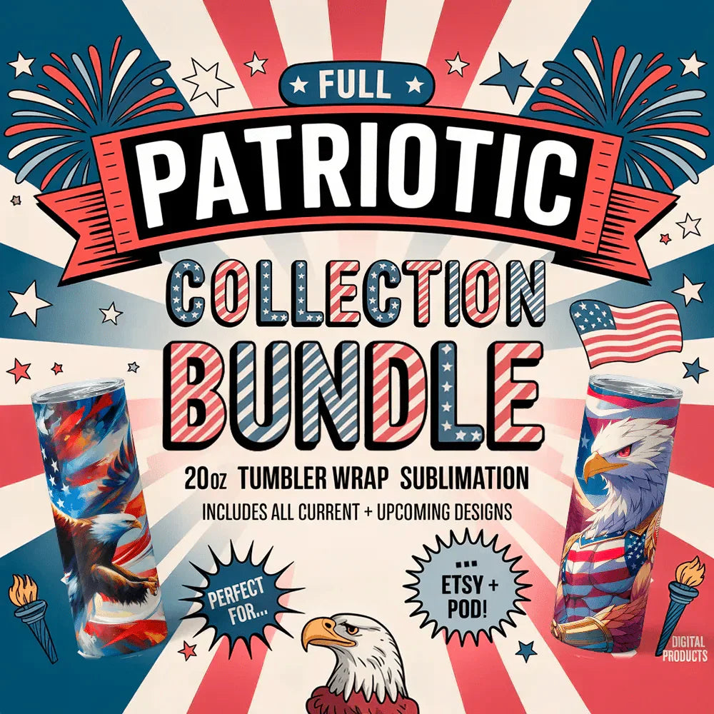 This Patriotic Tumbler Wrap Bundle Made $2.1K Over Fourth of July Weekend - ZestyRebel