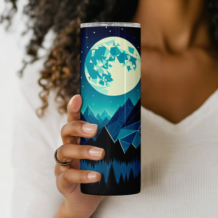 a woman holding up a can of soda