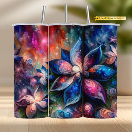 a set of three travel mugs on a table