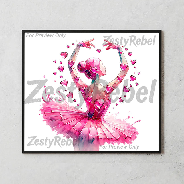 Elegant ballerina silhouette wrap perfect for craft lovers and personalized tumbler gifts.