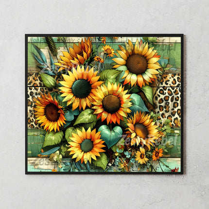 Best tumbler png for wall art and print on demand – floral sublimation with wild style