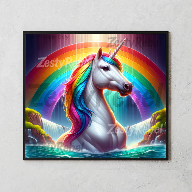 Best unicorn pastel tumbler png – dreamy sublimation wrap for print on demand drinkware