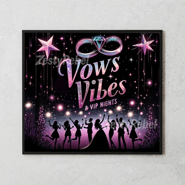 Best tumbler png for wall art and print on demand – vow night celebration with stars and shimmer