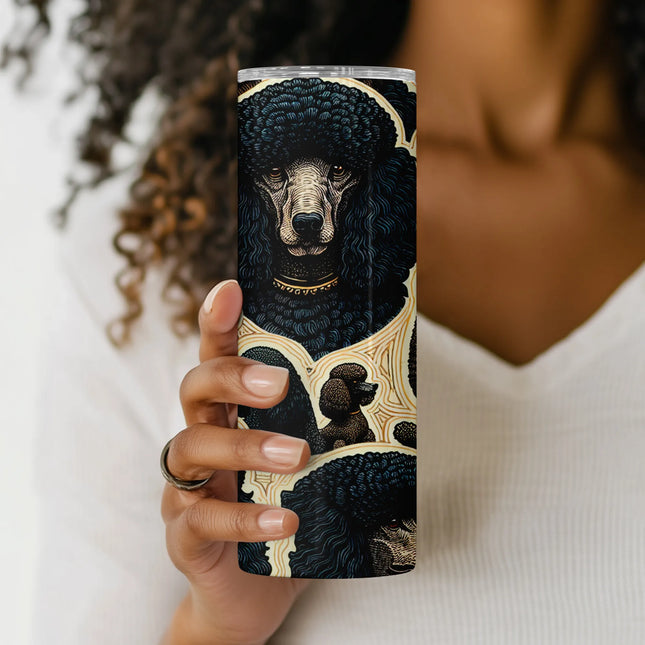 Cheap poodle tumbler png – perfect wrap for pet lovers and DIY creators