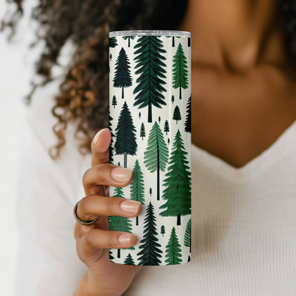 Buy tumbler png nature pattern design – sublimation forest wrap for crafters and POD products