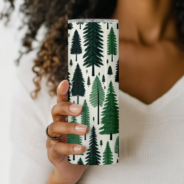 Buy tumbler png nature pattern design – sublimation forest wrap for crafters and POD products