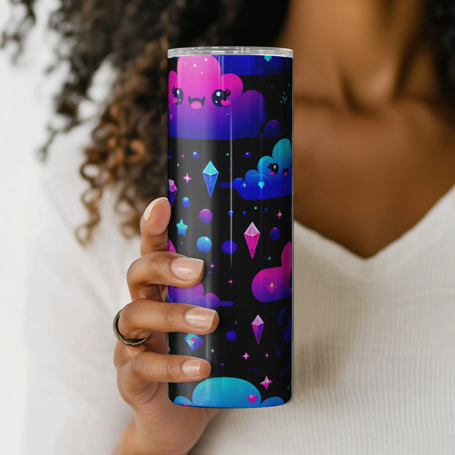 Buy tumbler png magical kawaii wrap – digital download for crafters and clipart bundle creation