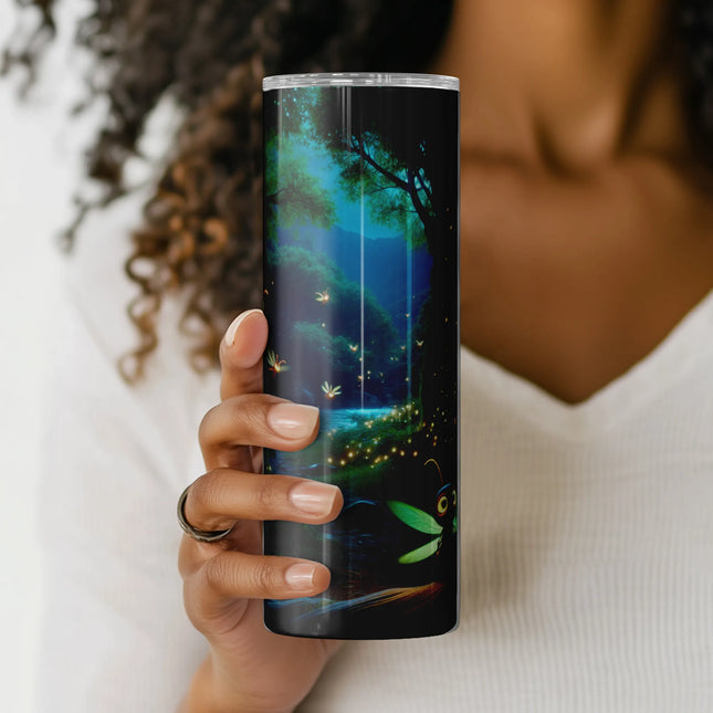 Buy tumbler png magical night forest design – digital download for crafters, drinkware, and clipart bundle use