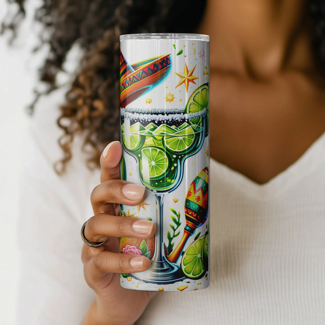 Buy tumbler png margarita party design – digital download for crafters, drinkware, and clipart bundle use