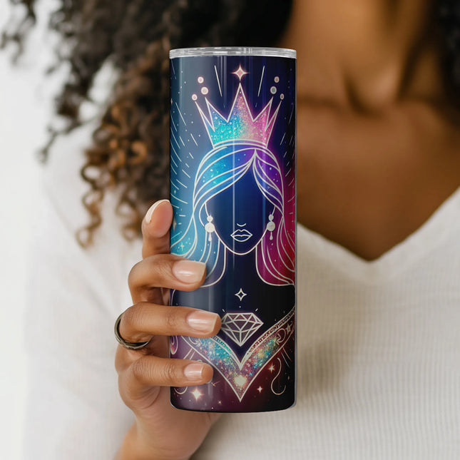 Buy tumbler png celestial queen design – digital download for clipart bundle, drinkware, and sublimation art