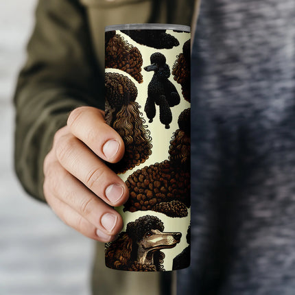 Buy tumbler png poodle design – pet themed digital wrap for crafters and gift makers