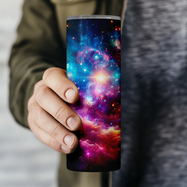 Buy tumbler png with universe swirl – vibrant digital download for crafters and clipart bundle creators