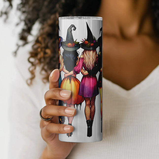 Buy witchy bridesmaid tumbler png – digital download wrap for clipart bundles and POD shops