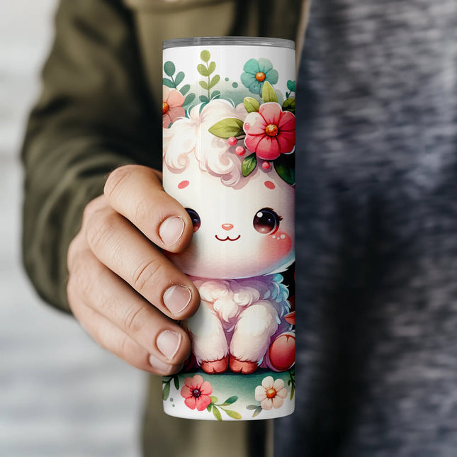 Cheap animal tumbler png sublimation – perfect wrap design for baby shower crafts