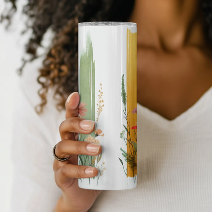 Cheap floral tumbler png wrap – digital watercolor sublimation download for clipart bundles and free clipart users