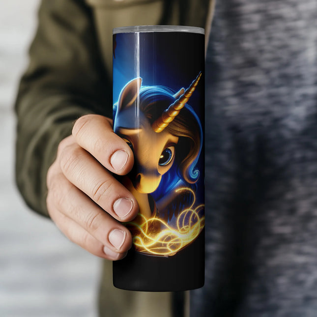 Cheap mystical unicorn tumbler png – perfect for clipart bundle, crafts, and wall art projects