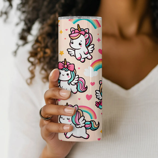 Cheap tumbler png pastel unicorn wrap – ideal for kid-friendly DIY craft projects