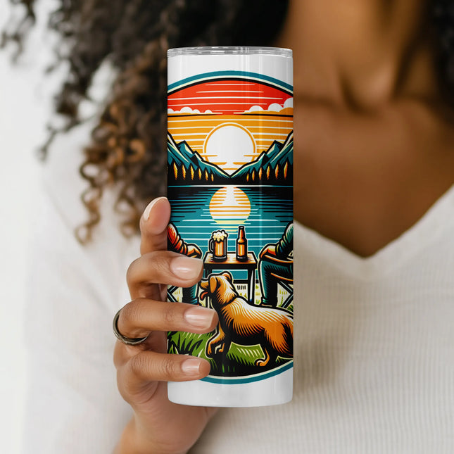 Cheap tumbler png romantic camping wrap – ideal for DIY sunset gifts and outdoor crafts
