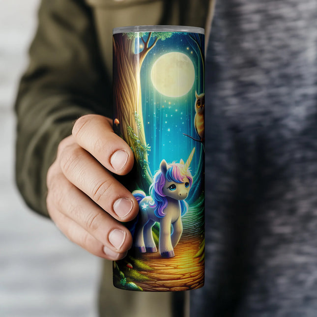 Cheap unicorn tumbler png sublimation wrap – cosmic fantasy clipart for crafters