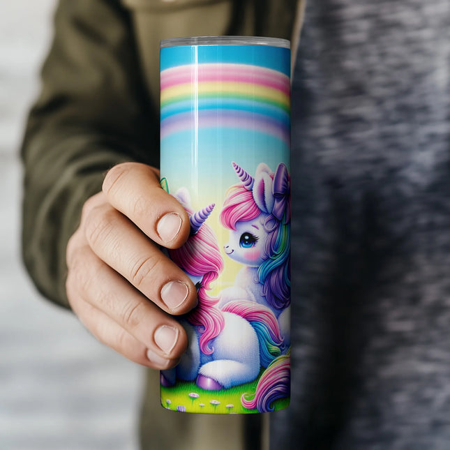 Cheap unicorn tumbler png for girls – kawaii sublimation download for DIY crafts