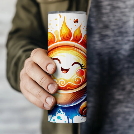Coffee Love Tumbler Wrap PNG – Vintage Sublimation Design for 20ozSingle DesignZestyRebel