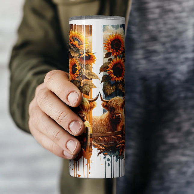 Sublimation design for farmhouse crafters and cow-themed DIY gifts.
