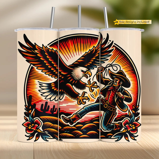 Eagle & CowboySingle DesignZestyRebel