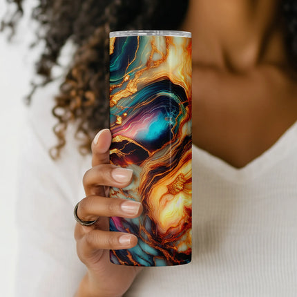Cheap tumbler png marble wrap – glittery abstract design for crafters and gift shops
