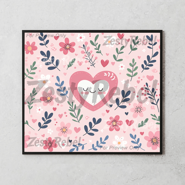Heart, Love & FlowersSingle DesignZestyRebel