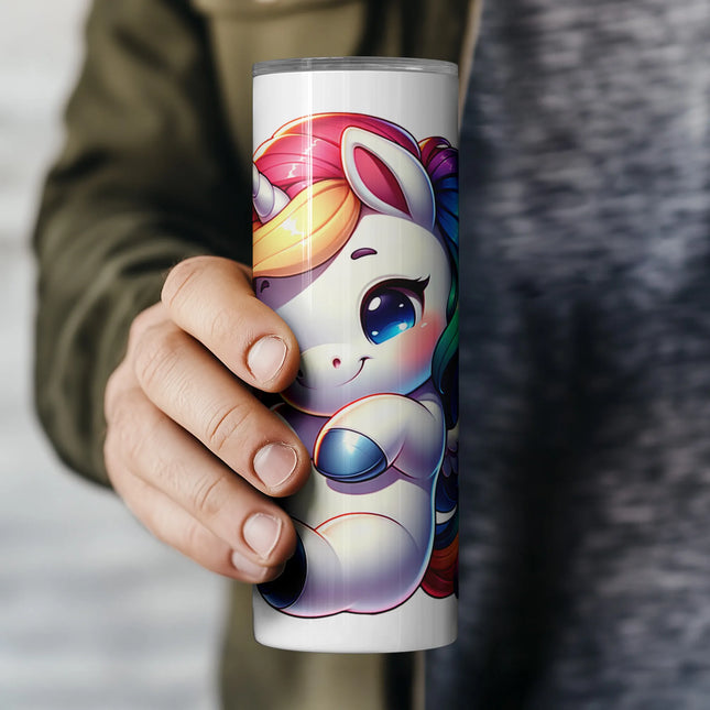 Printable PNG with chibi unicorn for crafting, baby gifts, and fun unicorn-themed projects.
