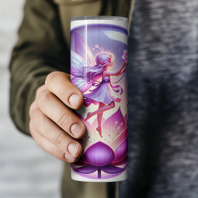 Fantasy-themed wrap showing fairy and lotus bloom in a crystal orb effect.
