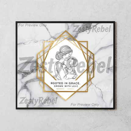 Mom Marble 015Single DesignZestyRebel