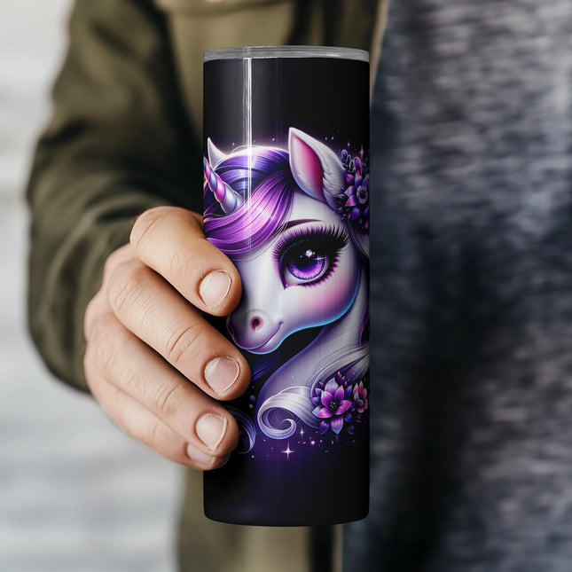 Cheap mystic eyes unicorn craft png wrap – perfect sublimation download for wall art and coffee lovers