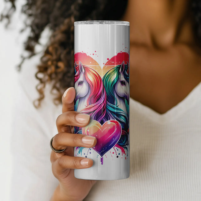 Buy pastel pride unicorn sublimation tumbler png – unique print on demand gift wrap design