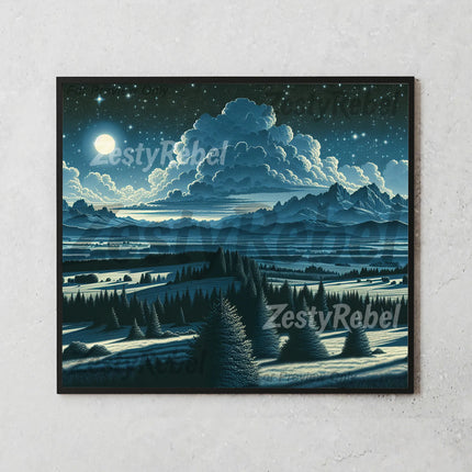 Best tumbler png for print on demand or wall art – wilderness sublimation wrap design