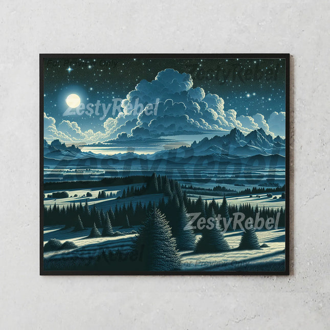 Best tumbler png for print on demand or wall art – wilderness sublimation wrap design