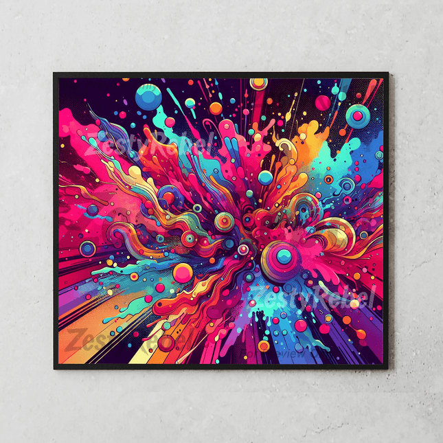 Best tumbler png for wall art and print on demand – psychedelic color design download