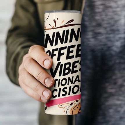 High-res 20oz design with vibrant mug illustrations and energetic caffeine theme