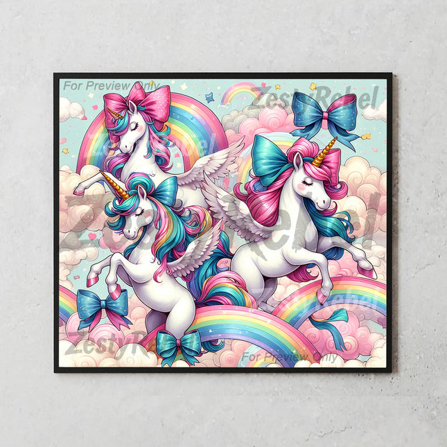 Best unicorn tumbler png rainbow fantasy – cute wrap design for DIY drinkware and POD shops