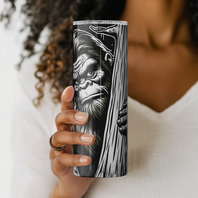 Gritty Bigfoot PNG file for patriotic tumbler DIYs and outdoorsy gifts.