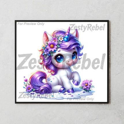 Best tumbler png for print on demand or wall art – magical unicorn sublimation design