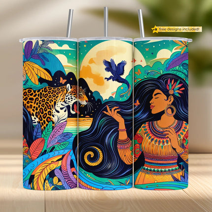 Woman & Cheetah Jungle tripSingle DesignZestyRebel